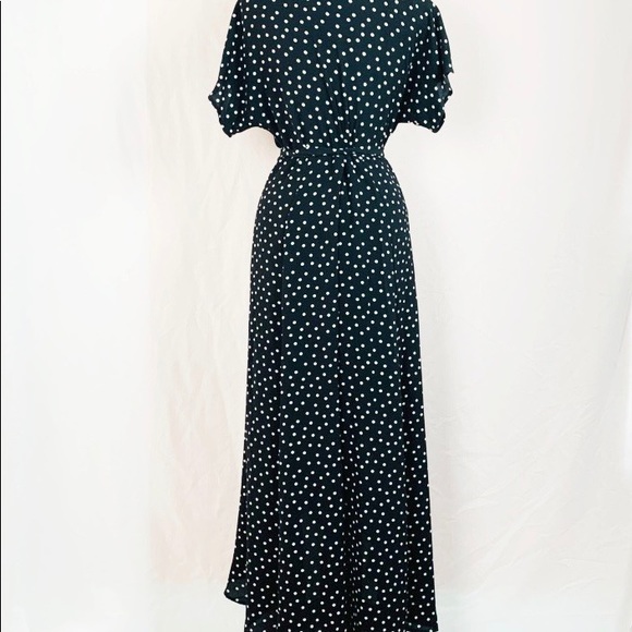 Bobeau polka dot wrap dress size S - Picture 5 of 7